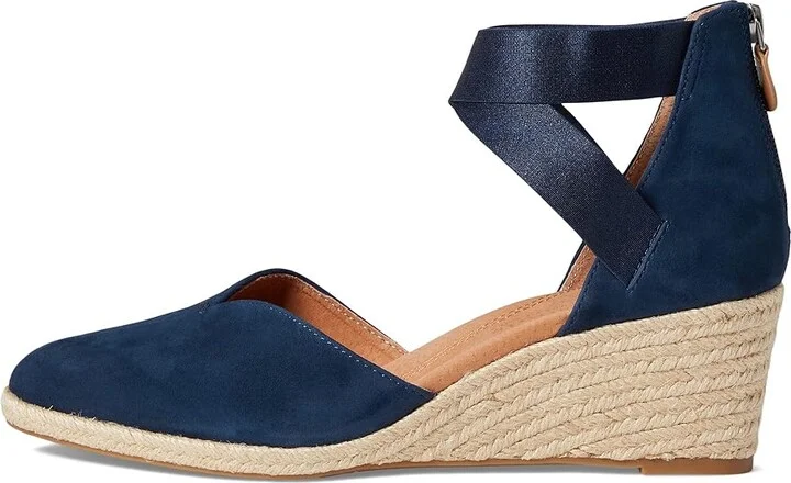 Gentle Souls by Kenneth Cole Orya Women's Shoes Navy Suede : 8 M - Image 5