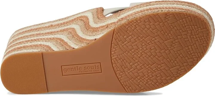 Gentle Souls by Kenneth Cole Porto Women's Dress Sandals Stone Nubuck : 6.5 M, Leather/Rubber - Image 3