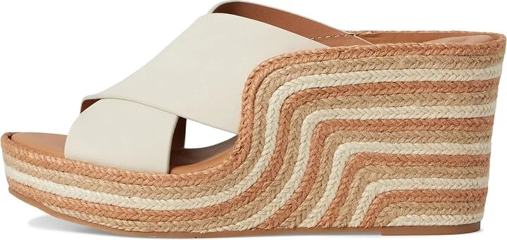 Gentle Souls by Kenneth Cole Porto Women's Dress Sandals Stone Nubuck : 6.5 M, Leather/Rubber - Image 6