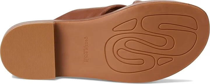 Gentle Souls by Kenneth Cole River Women's Dress Sandals Luggage Leather : 6.5 M - Image 3