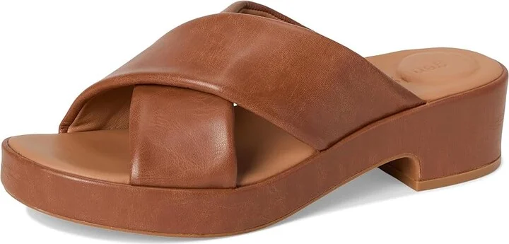 Gentle Souls by Kenneth Cole River Women's Dress Sandals Luggage Leather : 6.5 M - Image 5