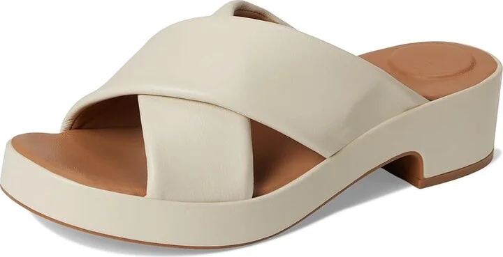 Gentle Souls by Kenneth Cole River Women's Dress Sandals Stone Leather : 6 M - Image 5