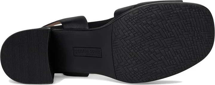 Gentle Souls by Kenneth Cole Roma Women's Dress Sandals Black Leather : 10 M - Image 3