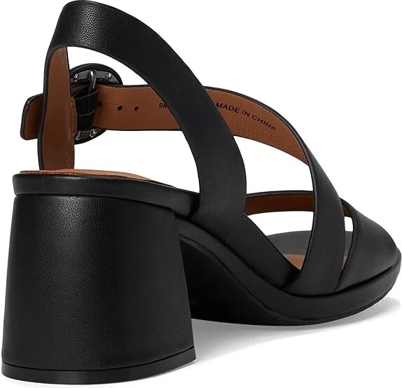 Gentle Souls by Kenneth Cole Roma Women's Dress Sandals Black Leather : 10 M - Image 4