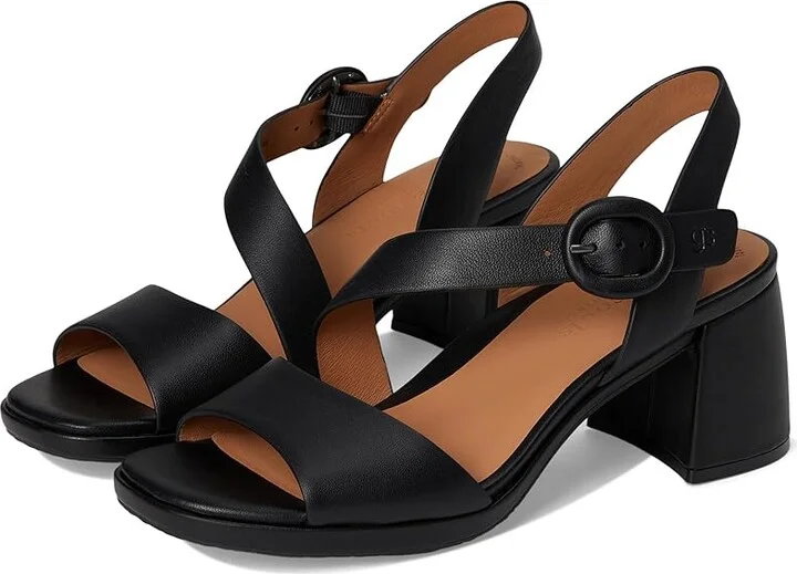 Gentle Souls by Kenneth Cole Roma Women's Dress Sandals Black Leather : 10 M
