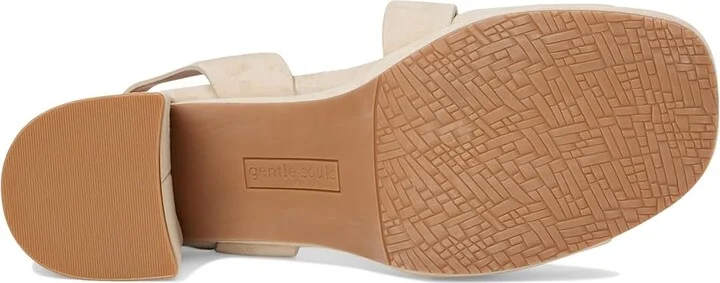 Gentle Souls by Kenneth Cole Roma Women's Dress Sandals Light Taupe Suede : 9.5 M, Leather - Image 3
