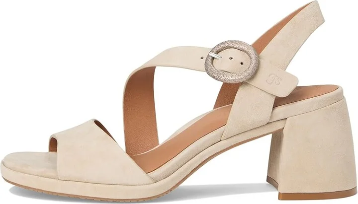 Gentle Souls by Kenneth Cole Roma Women's Dress Sandals Light Taupe Suede : 9.5 M, Leather - Image 6