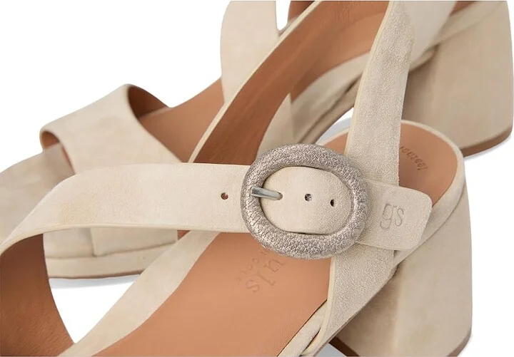 Gentle Souls by Kenneth Cole Roma Women's Dress Sandals Light Taupe Suede : 9.5 M, Leather - Image 7