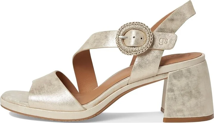 Gentle Souls by Kenneth Cole Roma Women's Dress Sandals Soft Gold Leather : 11 M - Image 6