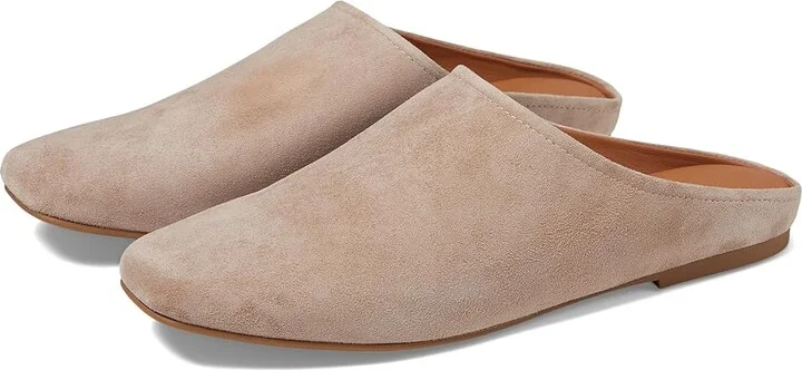 Gentle Souls by Kenneth Cole Wanda Women's Flat Shoes Mushroom Suede : 10 M, Leather