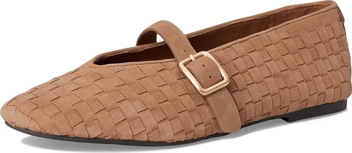 Gentle Souls by Kenneth Cole Winifred Women's Slip-on Dress Shoes Camel Suede : 7.5 M - Image 5