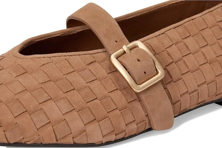 Gentle Souls by Kenneth Cole Winifred Women's Slip-on Dress Shoes Camel Suede : 7.5 M - Image 7
