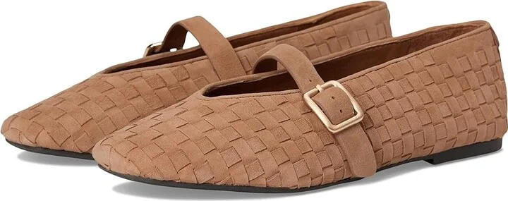 Gentle Souls by Kenneth Cole Winifred Women's Slip-on Dress Shoes Camel Suede : 7.5 M