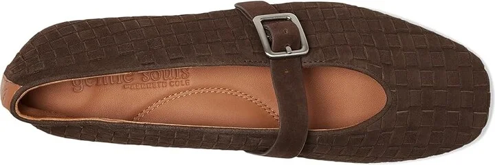 Gentle Souls by Kenneth Cole Winifred Women's Slip-on Dress Shoes Dark Chocolate Suede : 10 M - Image 2
