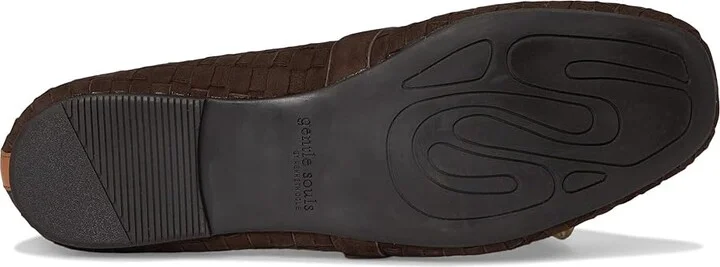 Gentle Souls by Kenneth Cole Winifred Women's Slip-on Dress Shoes Dark Chocolate Suede : 10 M - Image 3