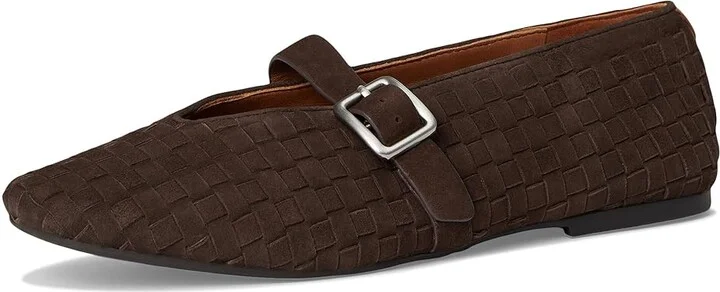 Gentle Souls by Kenneth Cole Winifred Women's Slip-on Dress Shoes Dark Chocolate Suede : 10 M - Image 5