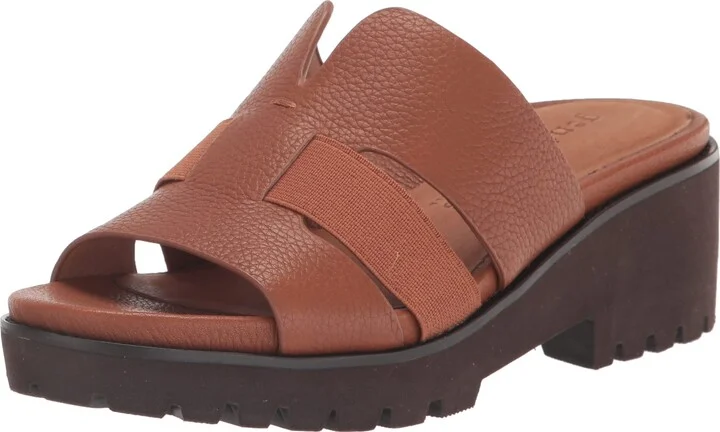 Gentle Souls by Kenneth Cole Women's Anja Elastic Slide Heeled Sandal