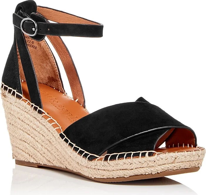 Gentle Souls by Kenneth Cole Women's Charli Ankle Strap Espadrille Wedge Sandals