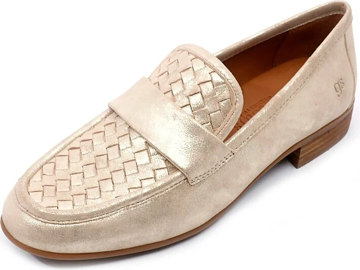 Gentle Souls by Kenneth Cole Women's Crew Woven Loafer Flats