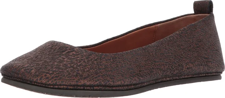 Gentle Souls by Kenneth Cole Women's Dana Slip On Ballet Flat with Heart Topline