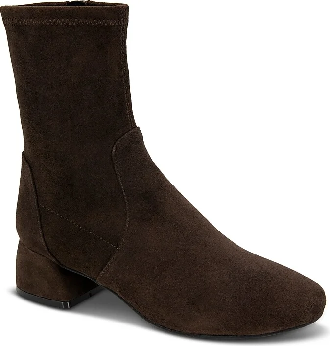 Gentle Souls by Kenneth Cole Women's Emily Zip Mid Heel Boots