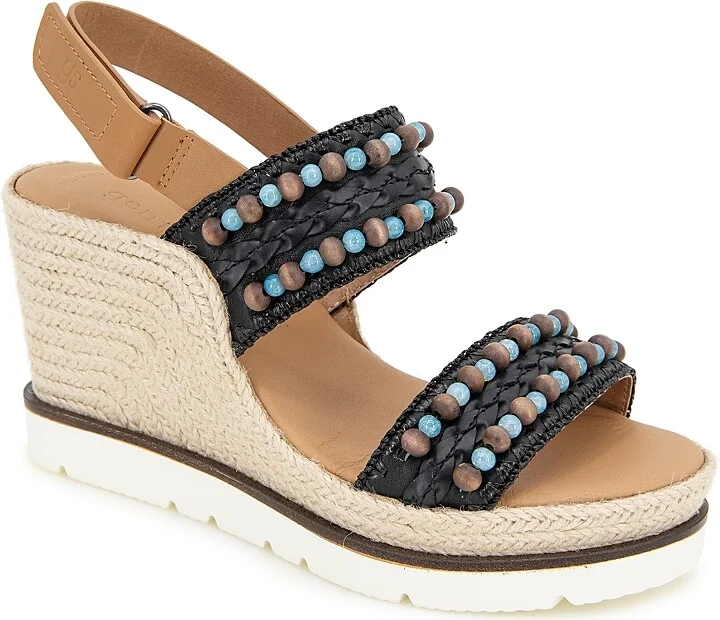 Gentle Souls by Kenneth Cole Women's Evora 2 Espadrille Wedge Sandals