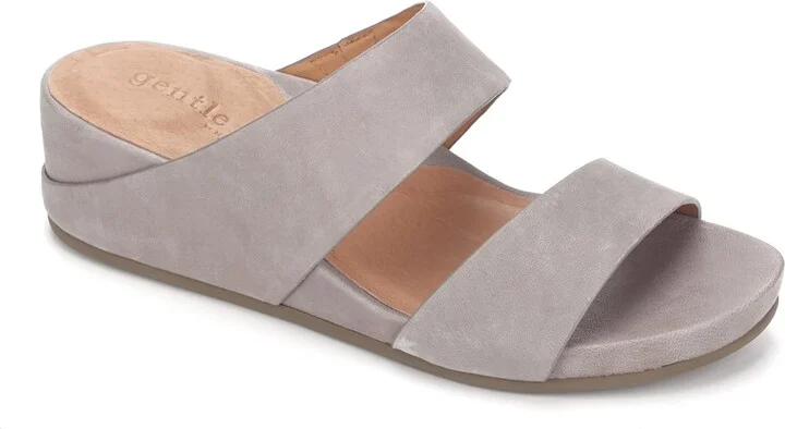 Gentle Souls by Kenneth Cole Women's Gisele Two Strap Heeled Sandal