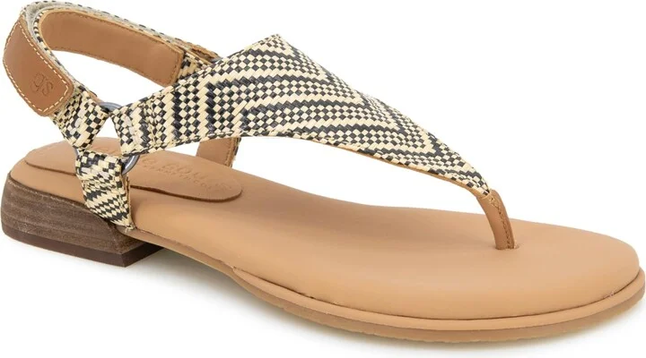 Black/Tan Raffia