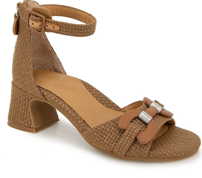 Gentle Souls by Kenneth Cole Women's Iona Ankle Strap High Heel Sandals