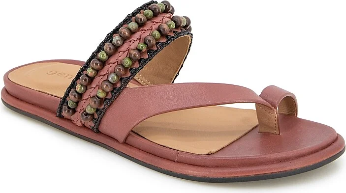 Gentle Souls by Kenneth Cole Women's Lentini Beaded Sandals