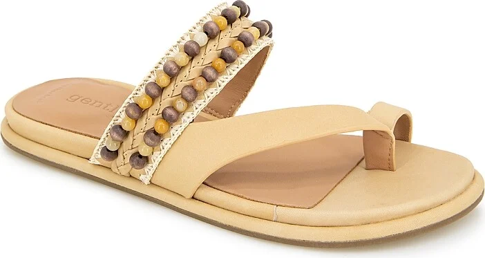 Gentle Souls by Kenneth Cole Women's Lentini Beaded Sandals