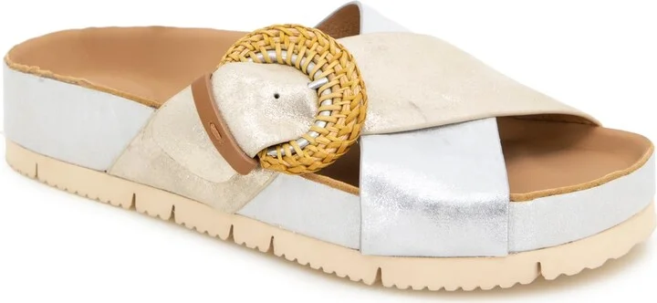 Silver/Gold Leather