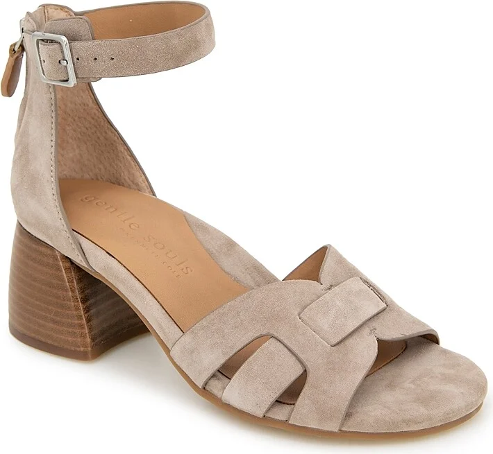 Gentle Souls by Kenneth Cole Women's Myla Block Heel Sandals