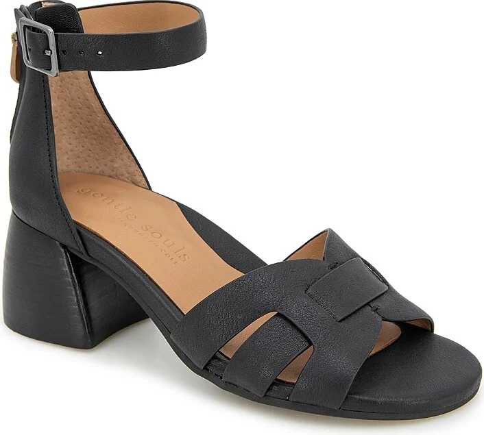 Gentle Souls by Kenneth Cole Women's Myla Block Heel Sandals