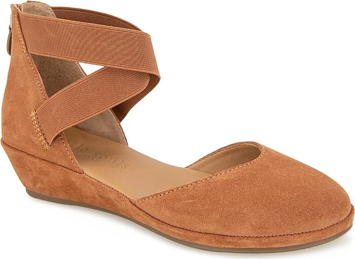 Gentle Souls by Kenneth Cole Women's Noa Crisscross Demi Wedge Pumps