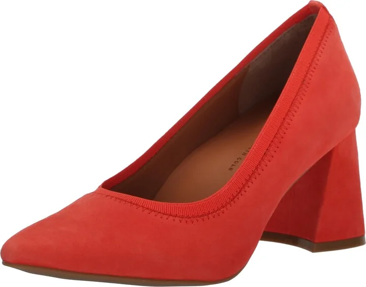 Bright Coral Suede
