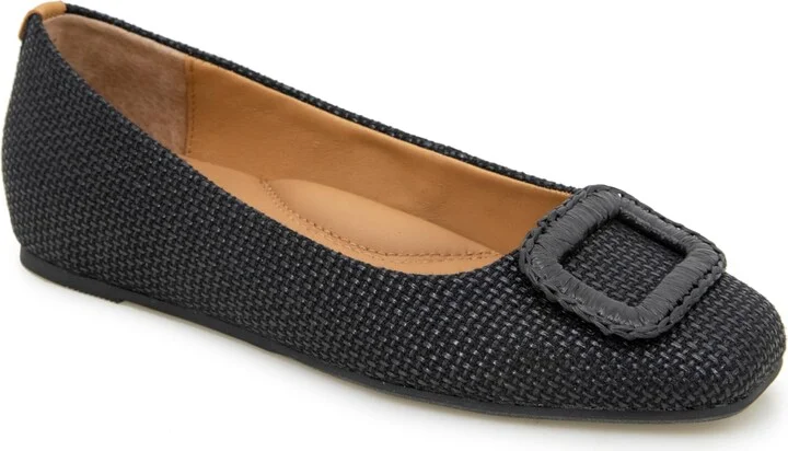 Gentle Souls by Kenneth Cole Women's Women's Sailor Buckle Ballet Flat