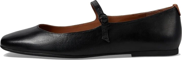 Gentle Souls by Kenneth Cole Wynona Women's Flat Shoes Black Leather : 8.5 M - Image 5