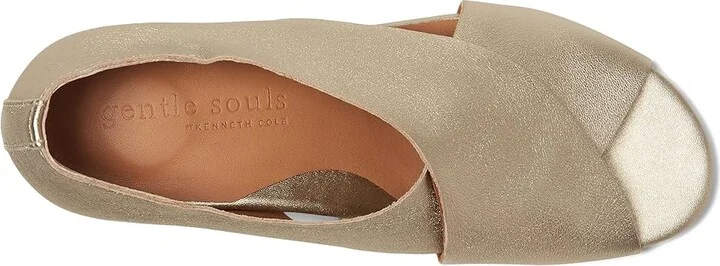 Gentle Souls by Kenneth Cole Yvette High Women's Heels Ice Mettalic Leather : 10 M - Image 2