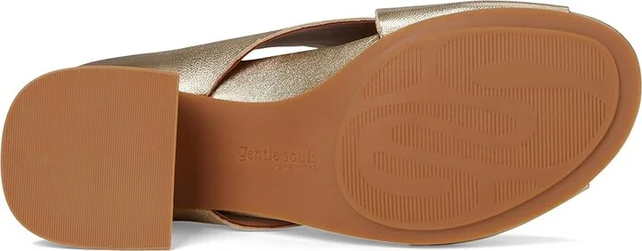 Gentle Souls by Kenneth Cole Yvette High Women's Heels Ice Mettalic Leather : 10 M - Image 3