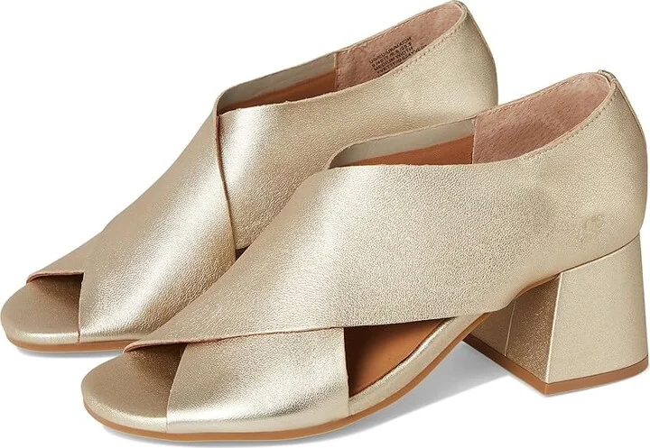 Gentle Souls by Kenneth Cole Yvette High Women's Heels Ice Mettalic Leather : 10 M