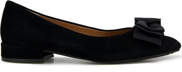 Gentle Souls Women's Atlas Slip-On Flats - Black- Suede, Textile - Image 2