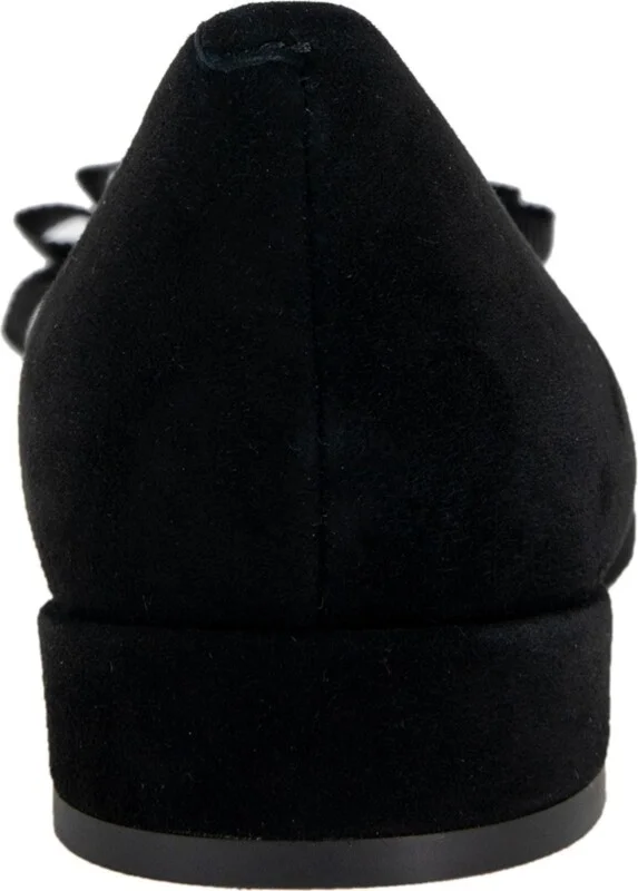 Gentle Souls Women's Atlas Slip-On Flats - Black- Suede, Textile - Image 3
