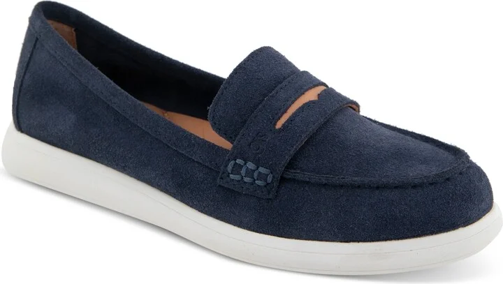 Navy Suede