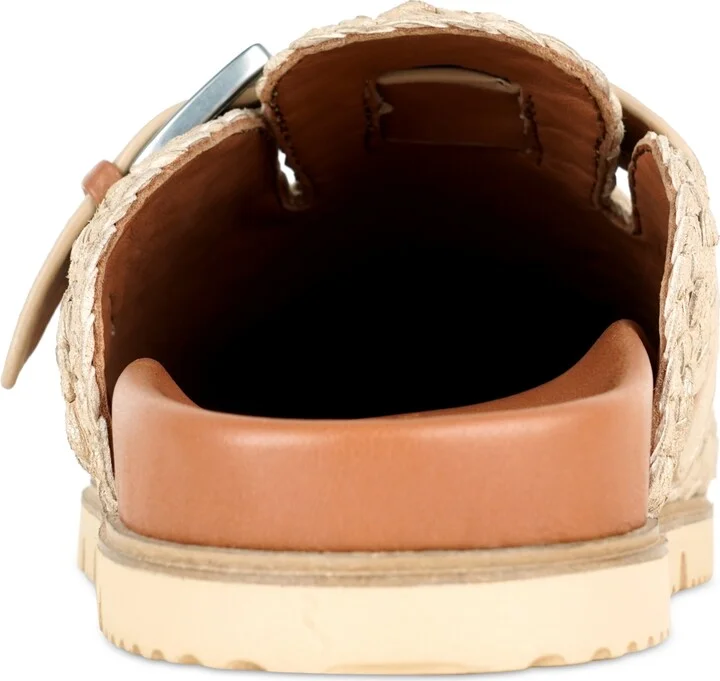 Gentle Souls Women's Brantley Woven Buckled Clogs - Image 3