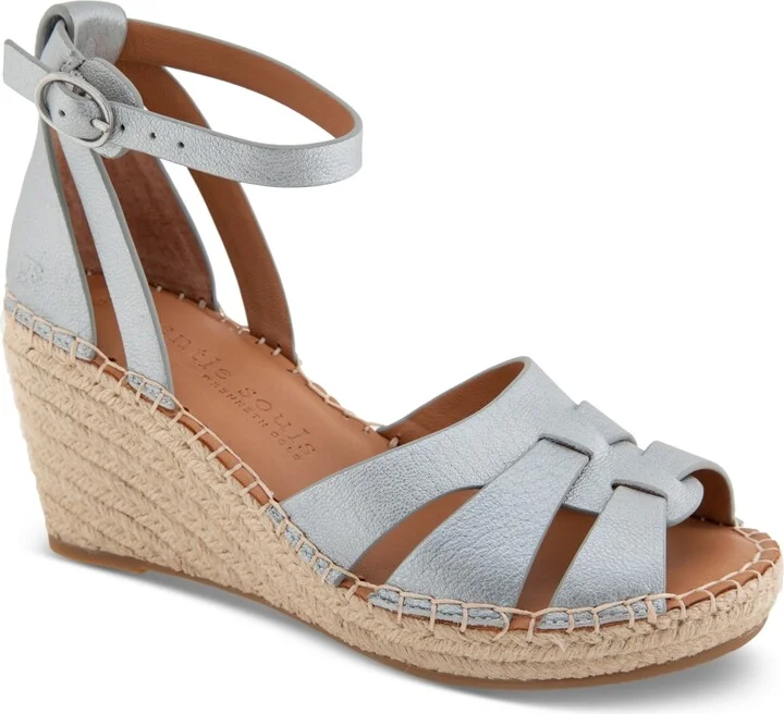 Gentle Souls Women's Coolie Espadrille Wedge Sandals