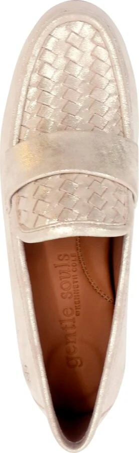 Gentle Souls Women's Crew Woven-Vamp Loafers - Image 8