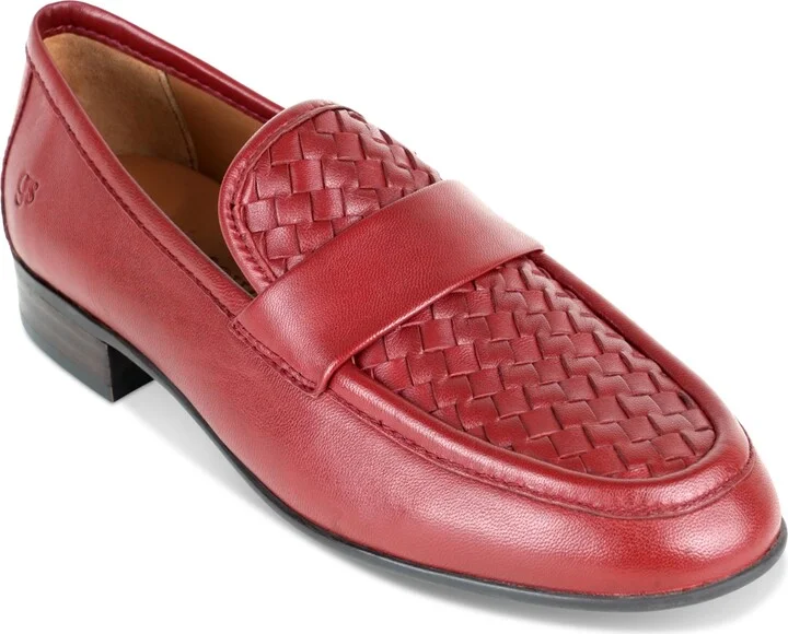 Gentle Souls Women's Crew Woven-Vamp Loafers