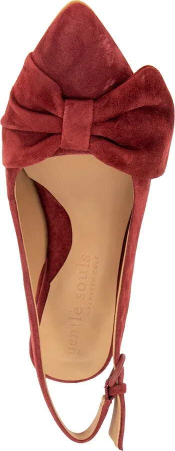 Gentle Souls Women's Diana Pointed-Toe Slingback Pumps - Image 5