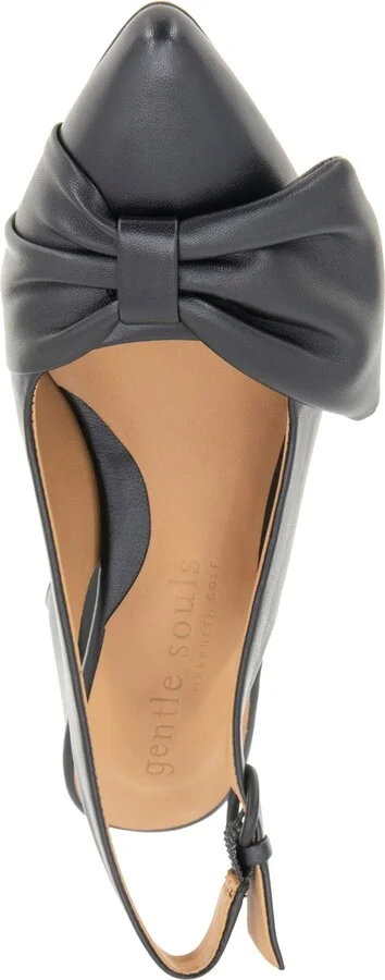 Gentle Souls Women's Diana Pointed-Toe Slingback Pumps - Image 10